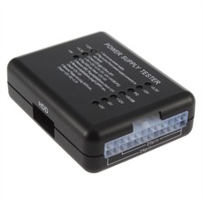 Led 20/24 Pin Psu Atx Sata Hdd Power Supply Tester Checker Meter Pc Computer Pc
