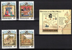 BAHAMAS Scott 640-4 Stanley Gibbons 819-22 MS823 Mint NH - Picture 1 of 2
