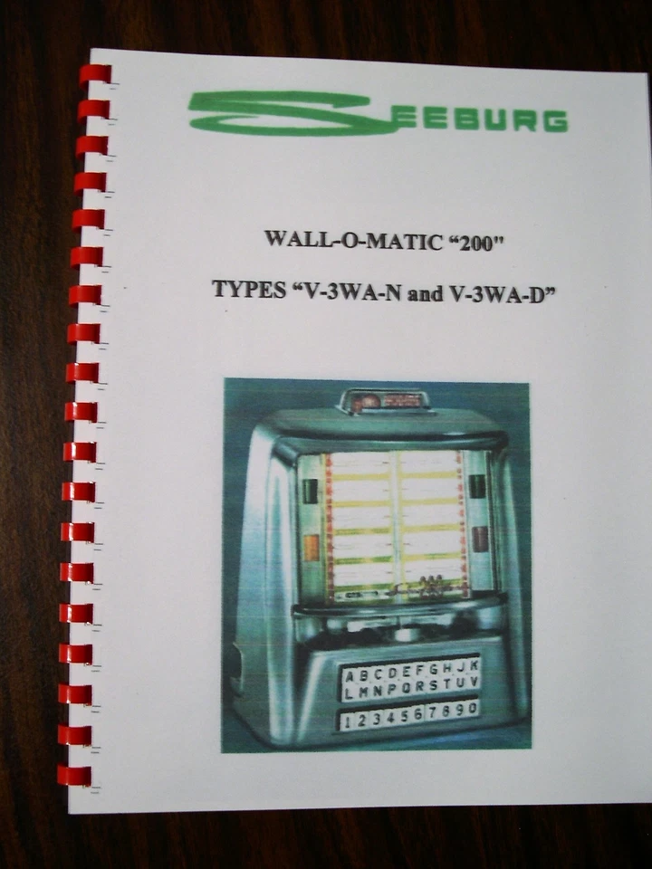 Caja de pared manual Seeburg Models V-3WA-N y V-3WA-D Foto 1 de 1