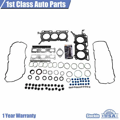 Juego de juntas de culata para Mazda 6 CX-9 Lincoln MKT MKS 3,7 L V6 HS26543PT-1 Foto 1 de 4
