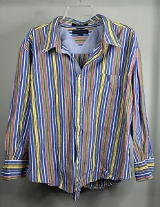 Tommy Hilfiger Heritage Poplin Slim Fit 80’s Two Ply Shirt Men’s Size XXL - Picture 1 of 3