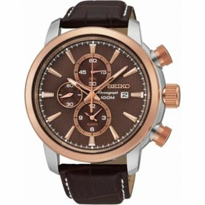 Seiko Neo Sport Alarm Chronograph Quartz Men's Watch SNAF52P1 - Picture 1 of 2