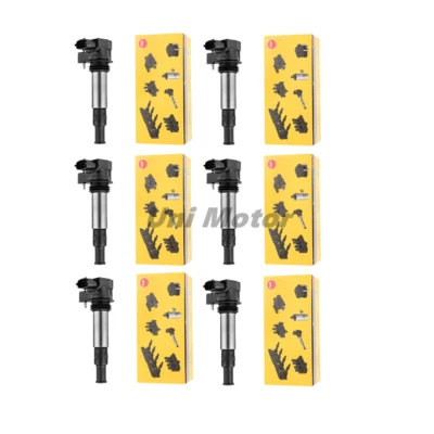12613051 NGK 6Pcs Ignition Coil OEM For Cadillac STS 2005-2009 SRX 2004-2006 3.6 - Image 1 of 4