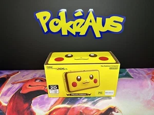 NEW NINTENDO 2DS XL POKEMON PIKACHU EDITION CONSOLE COMPLETE BOXED - Picture 1 of 9