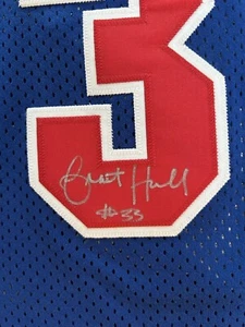 GRANT HILL #33 SIGNED PISTONS AUTOGRAPHED BASKETBALL JERSEY FROM EARLY CAREER - Picture 1 of 6