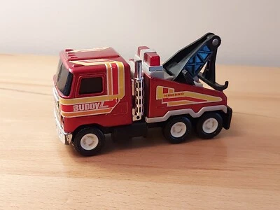 Vintage Buddy L Wrecker Tow Truck Diecast 1980's Japan 5" Buddy L Toys - Image 1 of 4