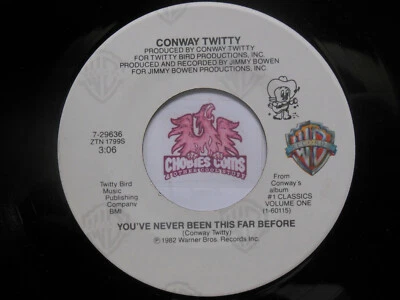Conway Twitty: Lost In The Feeling / Never Been This Far Before, 45 RPM EX (N7) - Image 1 of 2