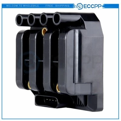 Ignition Coil on Plug Pack FOR VW Jetta Golf Beetle 2.0L L4 UF484 06A905097 C139 - Image 1 of 4