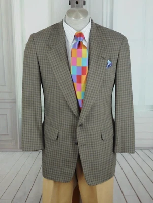 Мужской шерстяной блейзер Corbin Цвет серый и темно-синий Размер 42R 42 Размер Regular - Изображение 1 из 4