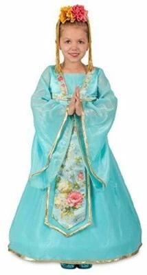 Novo na caixa ~Fato de princesa flor de cerejeira paraíso~ Vestido asiático Halloween tamanho XS P M G - Imagem 1 de 4