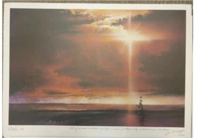 B. Peak 1983 Joe DiMaggio litografía firmada/5000 Foto 1 de 4