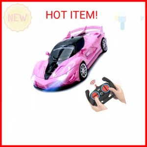 Remote Control Car, Pink RC Cars for Girls, Rechargeable RC Racing, 2.4Ghz Elect - Picture 1 of 2