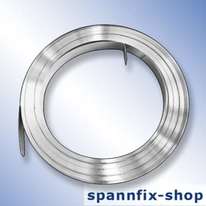 Stainless steel band clamp 16 x 0.75 mm A2 A4 stainless steel stainless band tensioning tool T5 - Picture 1 of 12