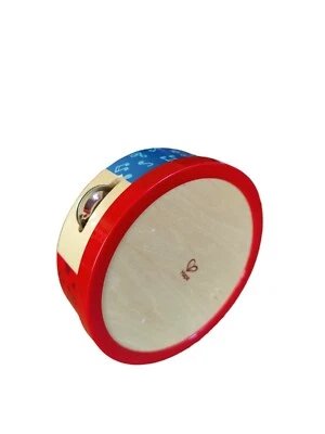 Hape Tamburin Kinderinstrument Buntes Holztamburin Musikinstrument aus Holz - Bild 1 von 3