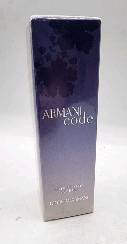 Armani Code Loción Corporal 200 ml 6,7 OZ NiB Y2K Perfume De Colección Giorgio Raro Delish Foto 1 de 4