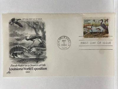 Louisiana World Exposition Mail Cover FDC - New Orleans, Louisiana (1984) - Image 1 of 2