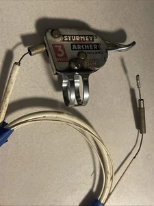 Vintage Sturmey Archer Shifter Shift Lever Trigger Switch AW 3 Speed I10 - Picture 1 of 3