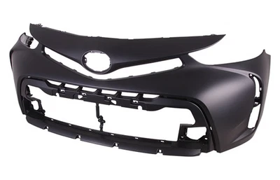 PRASCO Fits Toyota Prius Plus Front Bumper Black Primed (Approved) 2015-2020
