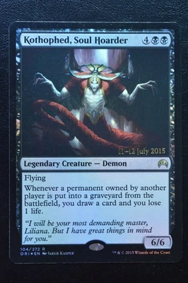 MTG KOTHOPHED, SOUL HOARDER FOIL Magic Origins Prerelease LP Played - Image 1 of 2
