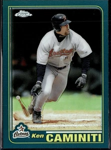 2001 TOPPS CHROME RETROFRACTOR PARALLEL #99 KEN CAMINITI ASTROS SP - Picture 1 of 2