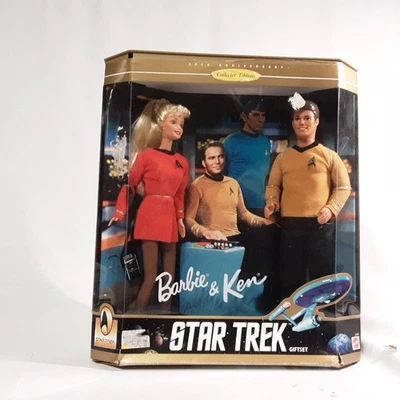 Barbie & Ken Star Trek 30 Aniversario Edición Coleccionista 1996 Mattel Nuevo Foto 1 de 4