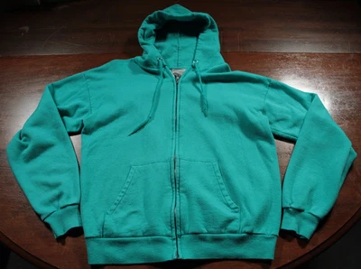 Sudadera con Capucha Tultex Vintage Años 80 Cremallera Completa M Verde Menta Foto 1 de 4