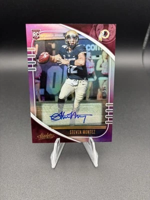 2020 Panini Absolute Steven Montez #179 Purple Rain Signatures 5/5 eBay 1/1 Auto - Image 1 of 2