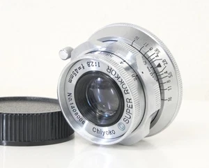 [Exc+5] MINOLTA chiyoko ROKKOR 45mm f/2.8 Lens ltm l39 leica l screw From JAPAN - Picture 1 of 18