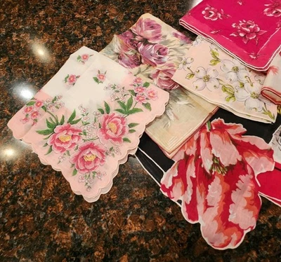 PAÑUELOS PAÑUELOS VINTAGE - LOTE DE 7  Foto 1 de 2