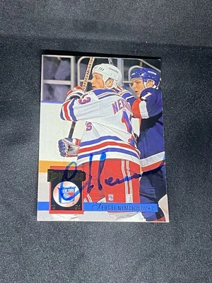 Sergei Nemchinov 1993-94 Donruss #214 New York Rangers Autographed Signed Card - Image 1 of 3