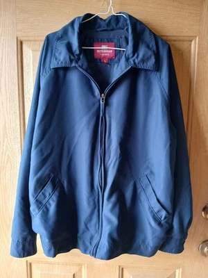 FADED GLORY OUTERWEAR MENS LIGHTWEIGHT JACKET MEDIUM 38-40 DARK BLUE - Image 1 of 4