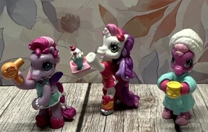 (Lot of 3) My Little Pony Hasbro 2.5" Ponyville PVC Figure Figures 2008 - Picture 1 of 6