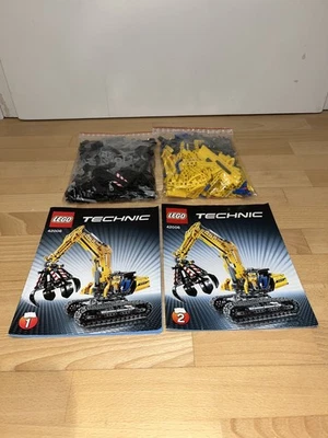 LEGO TECHNIC: Excavator (42006) gelber Raupenbagger - 100% vollständig mit BA - Bild 1 von 4