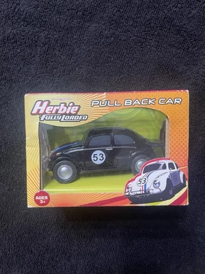 De colección Disney’s Herbie Completamente Cargado VW Escarabajo Versión Negra ¡Nuevo! Foto 1 de 4