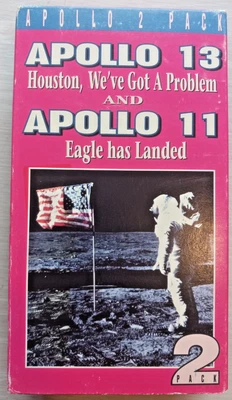 Apollo 2 Pack VHS - Apollo 13 & Apollo 11 - History - Image 1 of 4