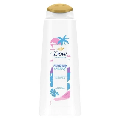 Dove Melon & Orange Blossom Scent Shampoo Summer Unwind 400ml - Image 1 of 3