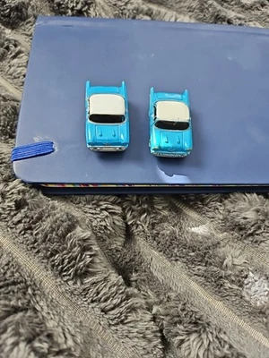 Galoob Micro Machines '57 Chevy Bel Air × 2 - RARO - Años 80 - Ver Fotos Foto 1 de 4