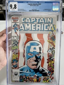 Captain America 323 CGC 9.8 1986 1st Appearance John Walker MCU Thunderbolts USA - Picture 1 of 2