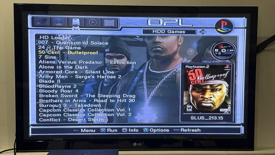 320GB 2.5 HDD PS2 HARDRIVE PLUG & PLAY (ONLY HARDRIVE) - Image 1 of 4