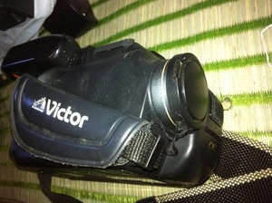 Victor Video Camera GR-LT7 S-VHS-C w/Output cable (Junk Item) From Japan Fedex - Picture 1 of 3