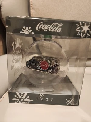 M2 Machines 2025 Coca-Cola Christmas Ornament 1971 Chevrolet Van Green - Image 1 of 4