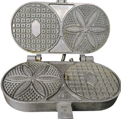 C. Palmer Mfg Итальянская Пиццерия Железная Вафельница Модель 1000 ПРОТЕСТИРОВАНА - Изображение 1 из 4