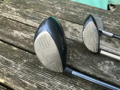 2 Ladies Callaway Big Bertha woods, steelhead 3 no 9, Hawkeye 3VFT Titanium   - Image 1 of 4