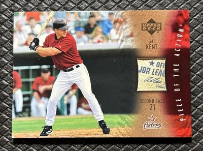 JEFF KENT 2003 Cubierta Superior Pieza del Juego de Acción Usado Estuche de Parche de Béisbol ¡Éxito! Foto 1 de 2