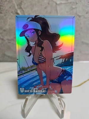 Hilda Trading Card Waifu Goddess Story Anime Girl holo Karte Manga Full Art - Bild 1 von 2