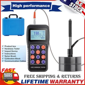 New Metal Hardness Tester Kit Leeb Hardness Test Block Digital Hardness Tester - Picture 1 of 8