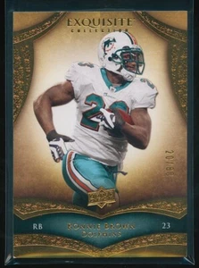 Ronnie Brown 2009 Upper Deck Exquisite Collection /80 #60 - Bild 1 von 2