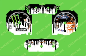 Ford Focus ST Mk2.5 Hoonigan Version 1 Ken Block Style Dial Cards Gauges - Picture 1 of 1
