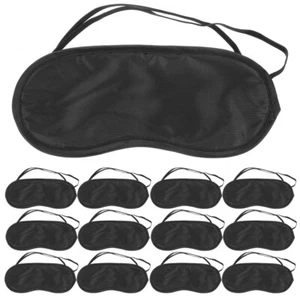 16Pcs Disposable Eye Mask Polyester Miss Light Blocking Sleep Protector - Picture 1 of 12