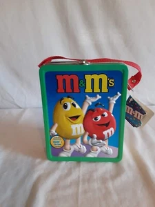 Vintage M&Ms Tin Lunchbox Red & Yellow - Picture 1 of 5